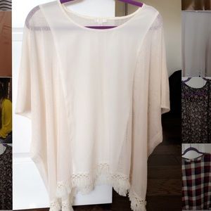 CHARMING CHARLIE BRAND NEW BOTTOM TASSEL TOP